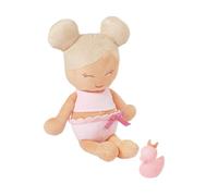 LullaBaby Plush Baby Bath Doll - Blonde Hair & Fair Skin Tone