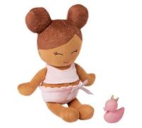 LullaBaby Plush Baby Bath Doll - Light-Brown Hair & Olive Skin Tone