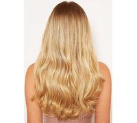 LullaBellz Super Thick 16" 5 Piece Blow Dry Wavy Clip In Hair Extensions California Blonde