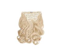 Super Thick 22" 5 Piece Natural Wavy Clip In Extensions Light blonde