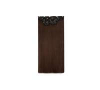 Lullabellz Super Thick 22" 5 Piece Straight Clip In Extensions in Choc Brown Lullabellz Choc Brown One Size