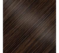 LullaBellz Thick 18" 1 Piece Straight Clip In Hair Extensions Dark Brown & Caramel