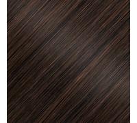 LullaBellz Thick 18" 1 Piece Straight Clip In Hair Extensions Warm Brunette