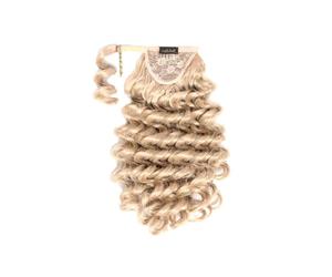 Lullabellz Women's Midi Grande Curly Corkscrew 20inch Wraparound Pony in Light Blonde Lullabellz Light Blonde