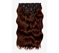 Lullabellz Women's Super Thick 22" 5 Piece Wave Hair Extensions in Choc Brown Lullabellz Choc Brown One Size
