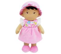 Lullaberry 30cm Soft Dolly Malorie - Stuffed Soft Baby Doll Gift for 1-3 Year Olds - Pink Dress