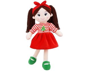 Lullaberry 35cm Snuggle Cuties Nora - Soft Cuddly Plush Doll Gift for Girls - Huggable Rag Doll - Christmas M