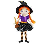 Lullaberry 40cm Enchanted Witch Doll Lydia Plush Stuffed Soft Girl Doll - Purple Outfit