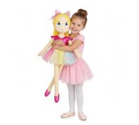 Lullaberry 80cm XL Ballerina Princess Polina - Stuffed Plush Life Size Soft Doll - Pink Outfit - Gift for Toddlers and Little Girls