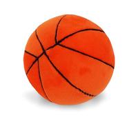 Lullaberry 8cm My First Basketball - Plush Baby Rattle Sensory Toy - Safe Soft Sports Toy for Infants Boys and Girls