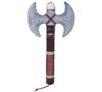 Lullaberry Little Vikings Double Blade Battle Axe - Safe Plush Soft Pretend Play Weapons - Gifts for Kids