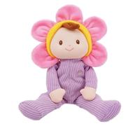 Lullaberry My First Doll Florie Blossom - 25cm Soft Plush Doll - Baby Safe Infant Cuddle Toy - Newborn Comforter Purple Corduroy - 0+ Months