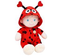 Lullaberry Sweet Dolly Ladybug - Stuffed Ultra Soft Baby Doll for Birth and Up - Ladybug Outfit