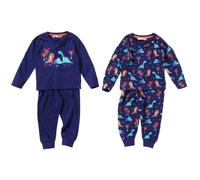 Lullaby Boy's 2 Pack Dinosaur Pyjama Set in Dark Indigo | Size: 12-18 m Lullaby Dark Indigo 12-18 m