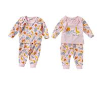 Lullaby Girl's Girls 2 Pack Elephant Pyjama Set in Pale Pink | Size: 6-9 m Lullaby Pale Pink 6-9 m