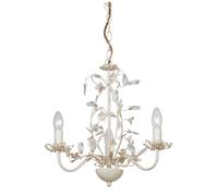lullaby wall hung 3 pendant light in brass and white