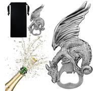 LULLEA Dragon Beer Bottle Opener, Novelty Dragon Gifts, Father’s Day Birthday Christmas Gifts for Men Woman Dragon Fans