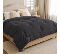 Lullor Marshmallow Comforter, Lullor Cloud Comforter, Year-Round，Grey：King | Extra Fluffy Double-Stuffed down Alternative Duvet Insert, Adapts to Your Body Temp, Fabric and Box-Stitch, Machine Washable