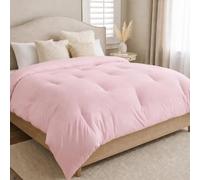Lullor Marshmallow Comforter, Lullor Cloud Comforter, Year-Round，Pink：Small | Extra Fluffy Double-Stuffed down Alternative Duvet Insert, Adapts to Your Body Temp, Fabric and Box-Stitch, Machine Washable