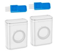 LuLobtg 2 Pcs Balloon Burster Stick, Portable Balloon Striker Popper Tool with 5 Precision Iron Pins and Plastic Storage Box, Balloons Striking Tool for Cleaning Up After a Party