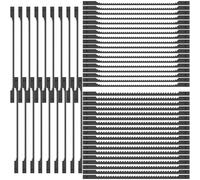 LuLobtg 54Pcs Scroll Saw Blades Set 3inch SK5 High Carbon Steel Pin End Saw Blades Assortment Set 15TPI 18TPI 24TPI Wood Cutting Saw Blades Replacement for Wood Plastic Copper