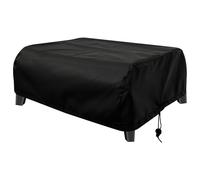 LuLobtg Grill Protective Cover, Waterproof 210D Oxford Cloth Flat Top Griddle Cover with Drawstrings, Dustproof Barbecue Plancha Protector for Outdoor BBQ(57x48x23cm)