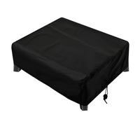 LuLobtg Grill Protective Cover, Waterproof 210D Oxford Cloth Flat Top Griddle Cover with Drawstrings, Dustproof Barbecue Plancha Protector for Outdoor BBQ(44x44x15cm)