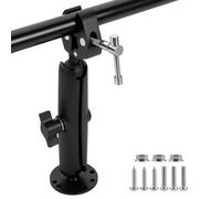 LuLobtg Trolling Motor Stabilizer Mount Support for Minn Kota Terrova/Riptide/Ulterra/PowerDrive, Universal 360° Adjustable Tough-Claw Holds Motor Shaft Securely & Reduces Vibration, Fits 0.6"-2" Bar