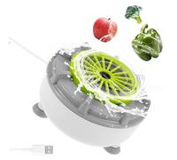 LuLobtg Vegetable Fruit Purifier, Portable Automatic Vegetable & Fruit Cleaner Washer, USB Powered, ABS Waterproof Vegetables Washing Machine for Vortex Technology to Remove Pesticide
