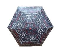 Lulu Guinness Superslim Umbrella - Sayings