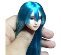 LULU SHOP LS119 1/6 Figure, Doll Head, Flocked Type, Handmade Head, Series, Pre-painted, Cute, Beautiful, Accessory, Compatible with Obitsu and TBLeague Body, Normal Skin