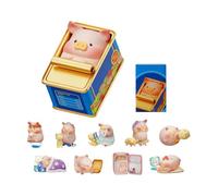 Lulu The Piggy Blind Box Figures - Stay with You Series Blind Boxes Mystery Box Cute Animal Figurines Collectible Toys Home Decorations Holiday Birthday Gifts, 1PC