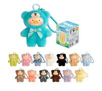 Lulu The Piggy Blind Box - Teddy Mini's Whispers of Nature Series Plush Keychain Phone Charm Blind Boxes Figures Cute Stuffed Animals Mystery Box Collectibles Home Decors Birthday Gifts, Single Box