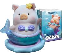 Lulu The Piggy Ocean Series Vinly Blind Box 1/8 PC Cute Pig Figures Collectible Toys Kawaii Halloween Christmas Birthday Gifts (1PC)