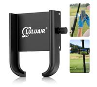LULUAIR Golf Cart Phone Holder - Magnetic Phone Holder for Golf cart - Compatible with iPhone & Android - Fits EZGO, Yamaha, Club Car -Golf Cart Accessories（Black）