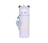 Lulubug Silicone Pencil Case, Hippo Lilly, 18 x 6 x 6 cm, pencil case