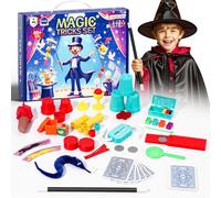luluckck Magic Tricks Kit, 17 in 1 Magic Tricks for Kids Age 6 + with Step-by-Step Video Instructions for Each Trick from Professional, Christmas Halloween Birthday Gifts for Kids
