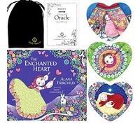 lulucouture Enchanted Heart Oracle Card, Heart Shape, Tarot Card, Divination, Japanese Instruction Manual Included (English Language Not Guaranteed)