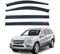 LUlude Car Wind Deflectors for Benz GL Class X164 2006-2012, Keep Your Car Ventilated In Rain, Reduce Wind Turbulence, Enhance Driving