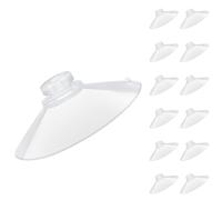 LuluEasy 12 Pieces 2.2 inch Large Clear Suction Cups for Glass, Thick Without Hooks Without Holes, Professional Heavy Duty Sucker for Home Organization Window Decoration Bathroom Kitchen Bird Feeder