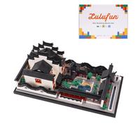 LULUFUN Architecture Building Blocks, Anhui-style Garden Block Sets,Mini Building Blocks Kits,Toy Gifts for Children and Adults (5555 pieces)