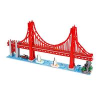 LULUFUN Building Block Set, Golden Gate Bridge Model Building Block Kit 3880 Pieces, Famous Architecture Mini Building Block, Toy Gifts for Kids and Adults
