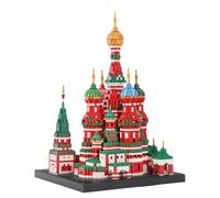 LULUFUN Building Blocks Set Colorful Cathedral World-Famous Architecture Building Set Mini Building Blocks Toys, Educational Toy, Gift for Adults and Children (4300 pcs)