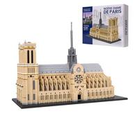 LULUFUN Notre Dame de Paris Architecture Building Blocks Set,7380pcs | World-Famous Architecture Building Set Mini Micro Building Blocks Toys,Birthday, Christmas, New Year Gift