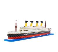 LULUFUN Titanic Building Blocks Set, Famous Ship Block Model Set, Educational Building Toy for Adults and Kids for Christmas, Birthday, New Year 4404 PCS