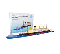 LULUFUN Titanic Ship Model Building Block Set Age 14+, DIY Nano Micro Building Blocks Toys,Educational Toy, Gift for Adults and Children(1860 pcs)