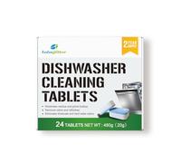 Luluglitter Daily Use Dishwasher Cleaner and Deodorizer Tablets, Heavy Duty Deep Cleaning Pack for Dishwasher Detergent Tablets, Deep Clean Removes Odors Cleans Grease And Grime for All Dishwashers