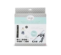 lulujo Baby's First Year Milestone Blanket and Cards Set, Loved Beyond Measure