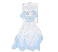 Lulujo Cotton Muslin Lovie - Blue Puppy Lulujo Multicolor