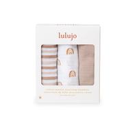 Lulujo Mini Muslin Cloths -Rainbow 3pk Lulujo Multicolor